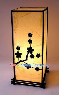 Ancient Style Plum Blossom and Moon Silk Lantern