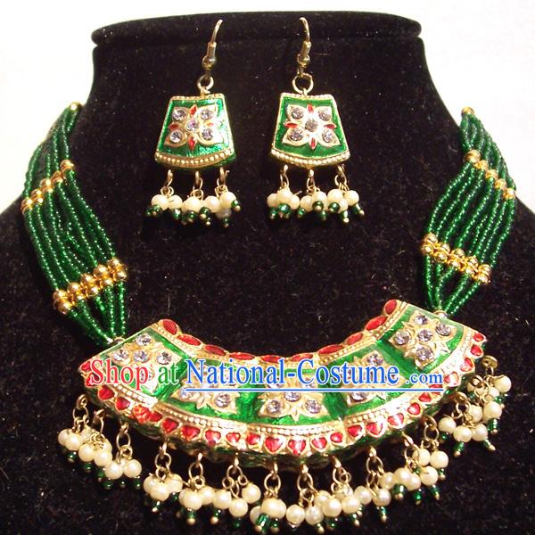 Indian Fashion Jewelry Suit-Green Prince of the Blood