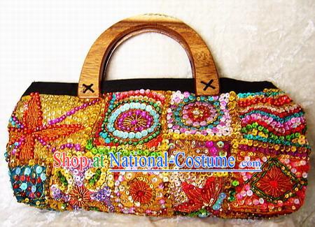 Indian Super Beautiful Hand Embroidered Handbag