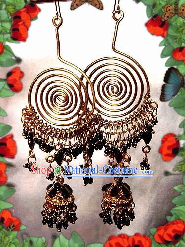 Indian Bohemia Fashion Earrings-Black Angel