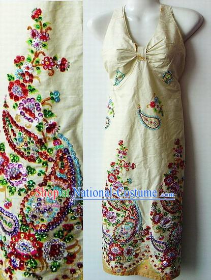 Indian Super Beautiful Hand Embroidered Long Skirt