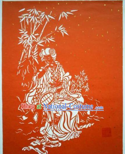 Chinese Paper Cuts Classics-Beside the Bamboo Forest to Be Cool in Summer