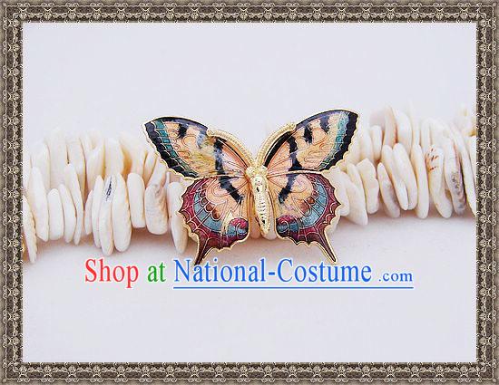 Chinese Ancient Mandarin Style Butterfly Brooch