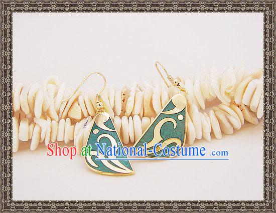 Chinese Classic Cloisonne Earrings-Beauty