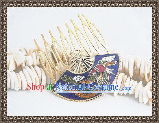 Chinese Classic Cloisonne Hairpin-Phoenix