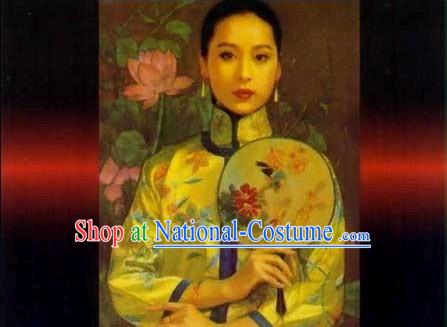 Chinese Oil Painting-Ancient Beauty