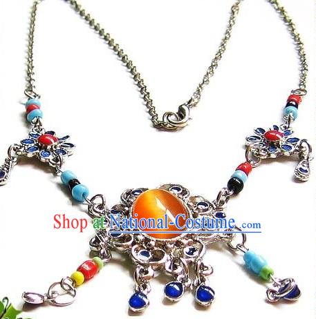 Tibetan Stunning Ancient Type Necklace-Daughter of Sun