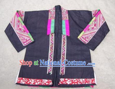 Chinese Miao Tribe Hand Embroidery Collectible-Stunning Dress for Woman