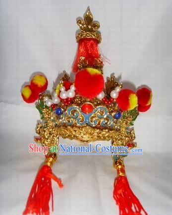 Chinese Ancient Puppet Hat for Performance