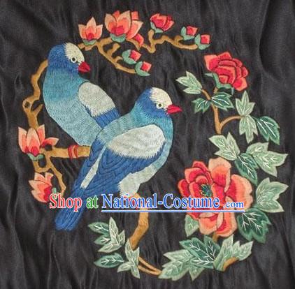 Chinese Hand Embroidered Handicraft-Birds Couple