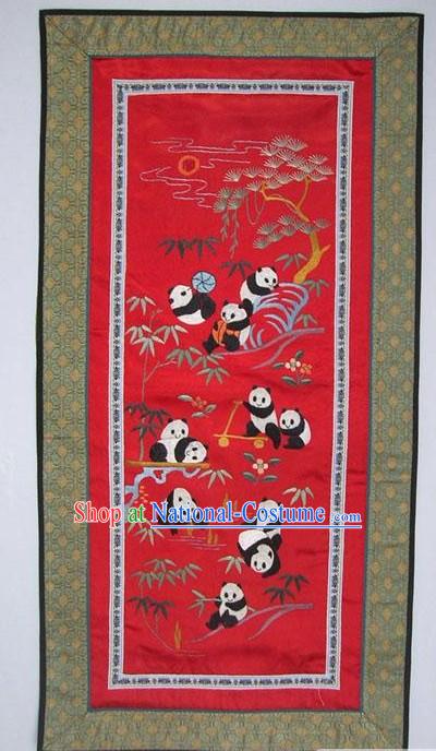 Chinese Embroidery Handicraft-Pandas