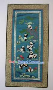 Chinese Embroidery Handicraft-Pandas 1