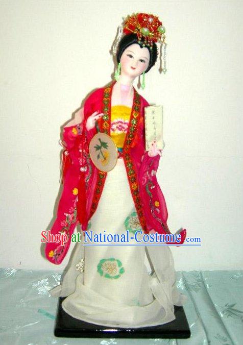 Handmade Peking Silk Figurine Doll - Shang Guan Wan Er