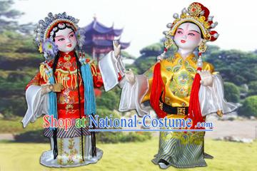 Handmade Peking Silk Figurine Doll - Eternal Love