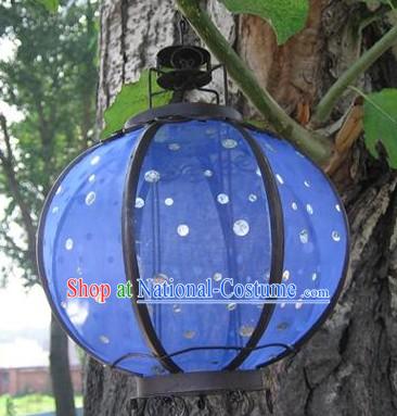 Chinese Ancient Style Silk Iron Lantern