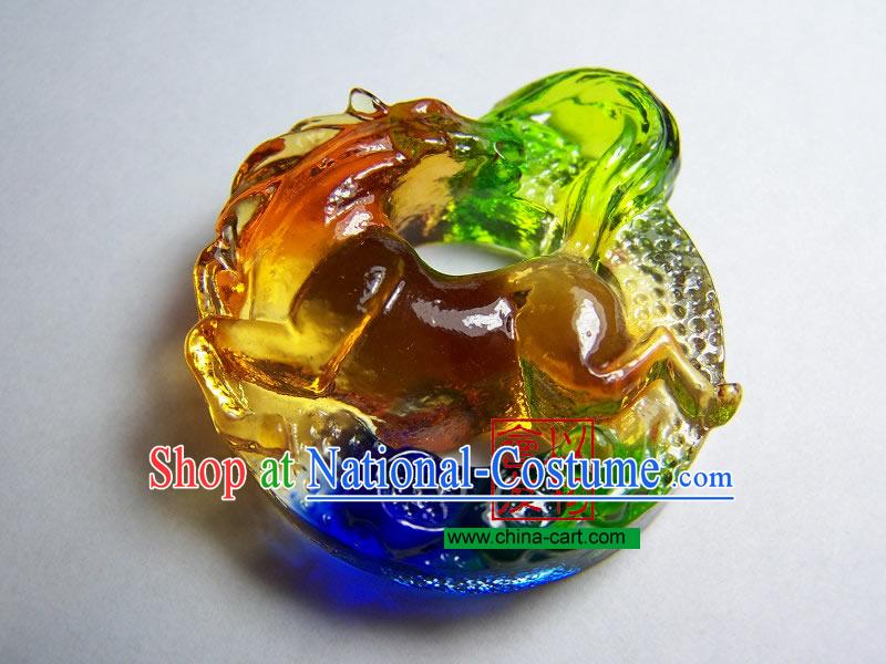 Chinese Classic Ancient Method Colored Glazed-Horse