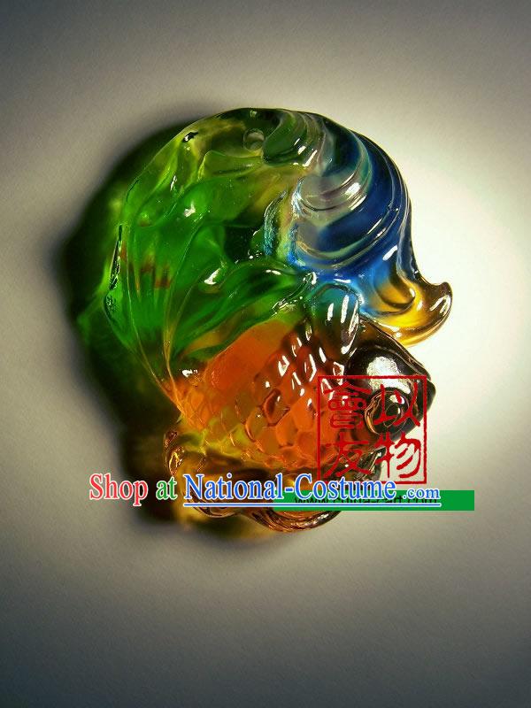 Chinese Classic Ancient Method Colored Glazed-Fish