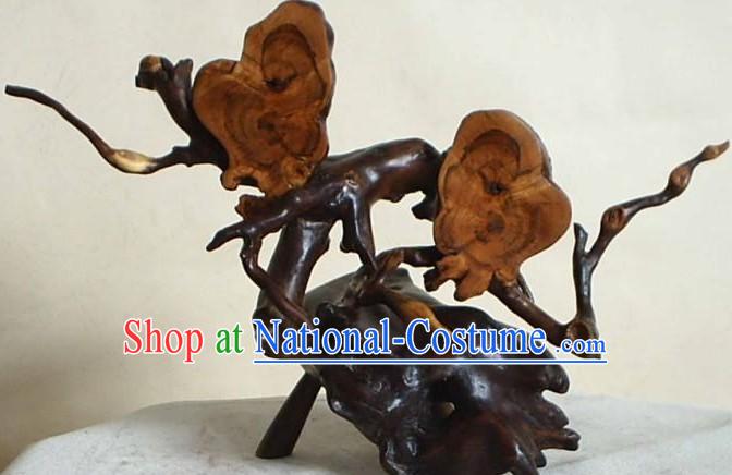 Natural Daqing Lang Wood Classic Collectible-Blossoming Flower of Love