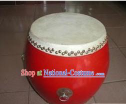 Chinese Traditional 26.6cm Diameter Red Drum