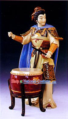 Chinese Classical Shiwan Statue-Leung Hung Yuk