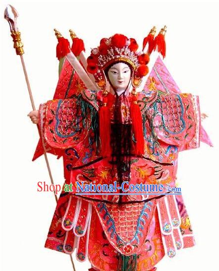 Chinese Classic Original Hand Puppet Handicraft - Mu Guiying