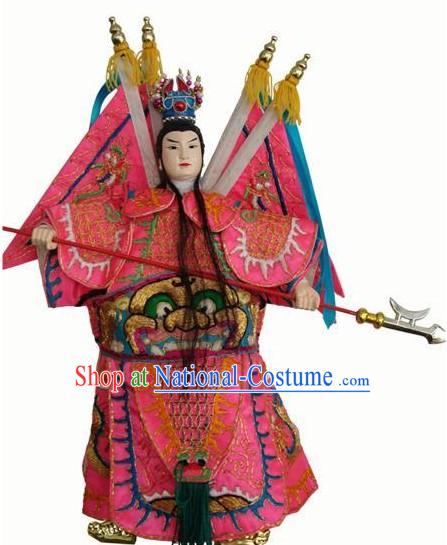 Chinese Classic Original Hand Puppet Handicraft - Lv Bu