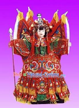 Chinese Classic Original Hand Puppet Handicraft - Mu Guiying