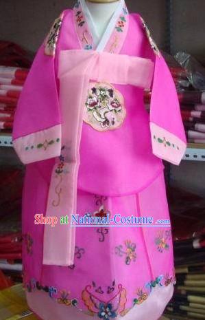 Traditional Korean Hanboks for Kids