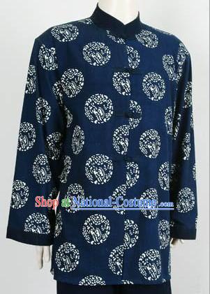 Chinese Traditional Batik Dragon Blouse for Men