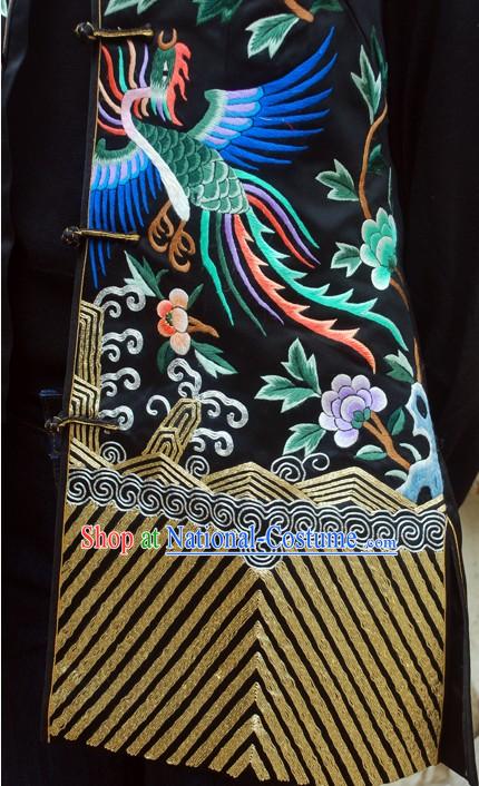 Supreme Chinese Handmade and Embroidered Phoenix Silk Blouse