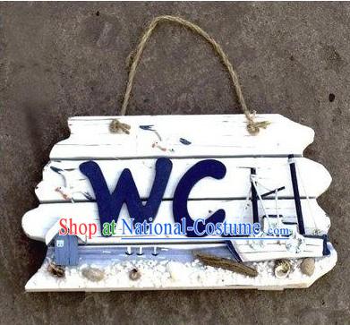 WC Wooden Seaside Scene Board - Christmas and New Year Gift