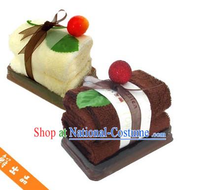 Towel Cake Decoration - Christmas and New Year Gift