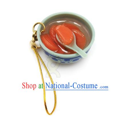 Orange Soup Shape Kep Chain - Christmas and New Year Gift