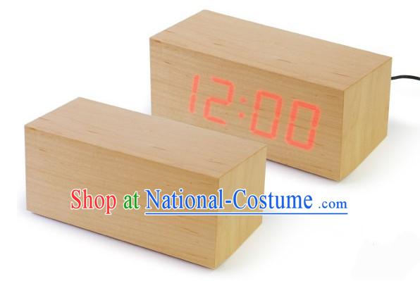 Mysterious Wood LED Clock - Christmas and New Year Gift