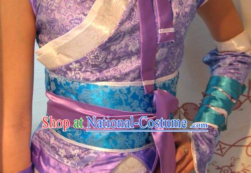 COSPLAY Chinese Ancient Women Fighter Costumes Complete Set