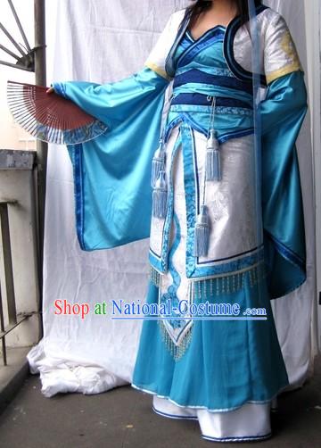 COSPLAY Chinese Ancient Swordwoman Costumes Complete Set