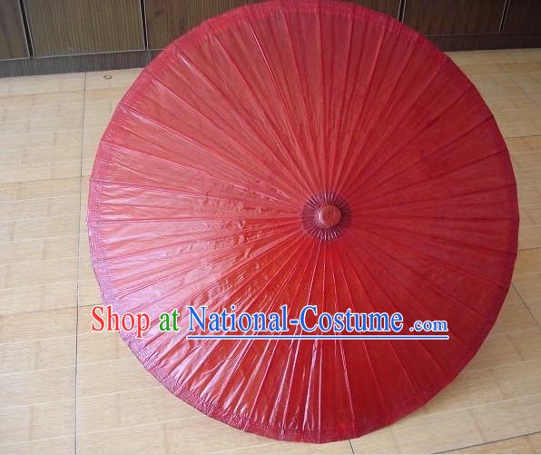 Traditional Chinese Double People Size Lucky Red Wedding Umbrella