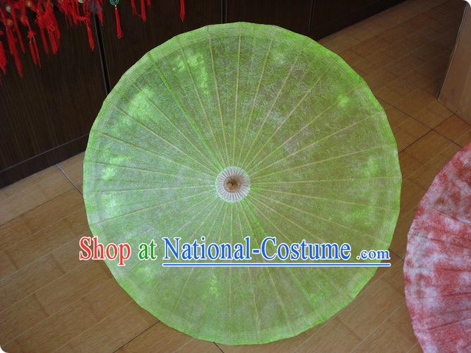 Chinese Traditional Hand Made Green Cloud Umbrella