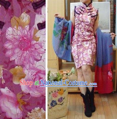 Supreme Chinese Traditional Handmade Flowry Warm Winter Cheongsam _Qipao_