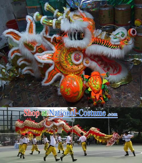 Supreme Chinese Classical Large Dragon Dance Costume Complete Set