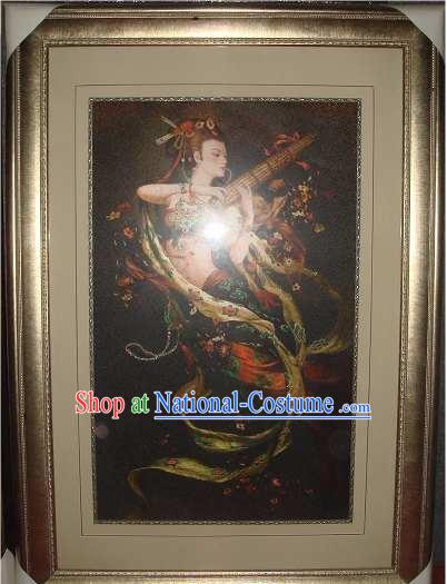 Supreme Chinese All Hand Embroidery Handicraft - Flying Fairy