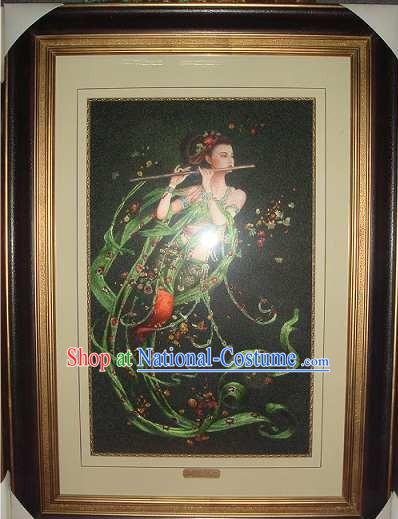 Supreme Chinese All Hand Embroidery Handicraft - Flying Fairy 1