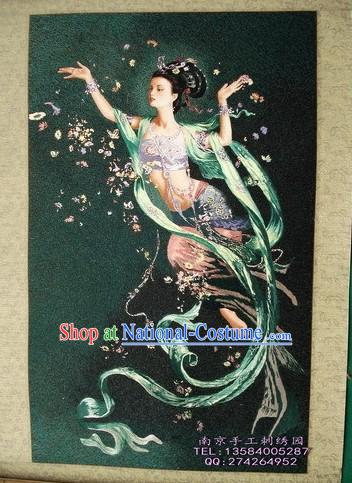 Supreme Chinese All Hand Embroidery Handicraft - Flying Fairy 2