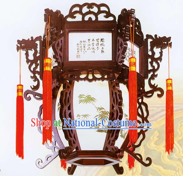 Chinese Classic Landscape Palace Lantern