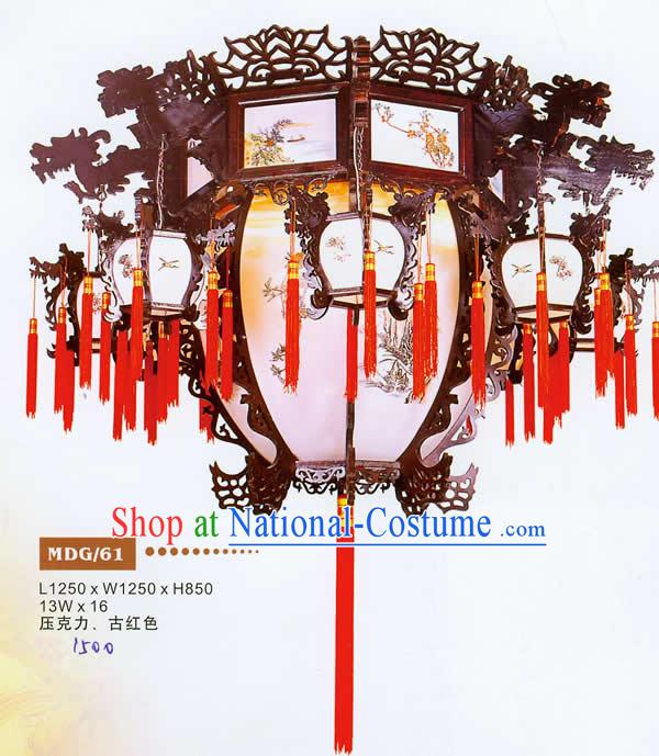 Chinese Classic Dragon Extra Large Lanterns Set