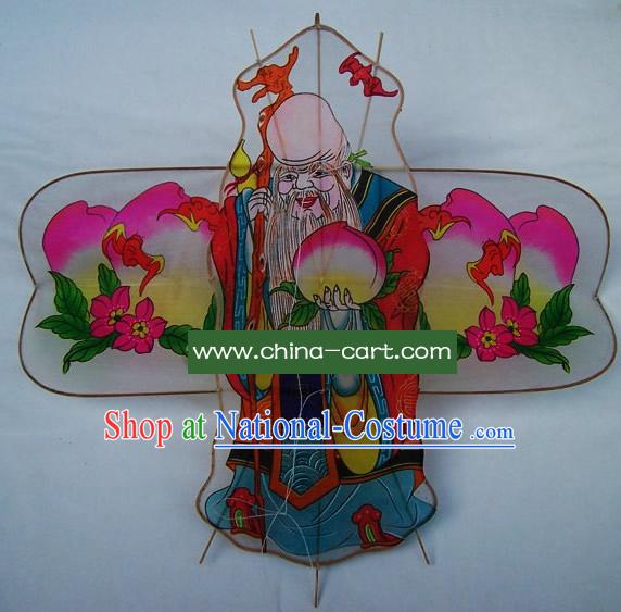 Chinese Classical Hand Made Kite - God of Longevity