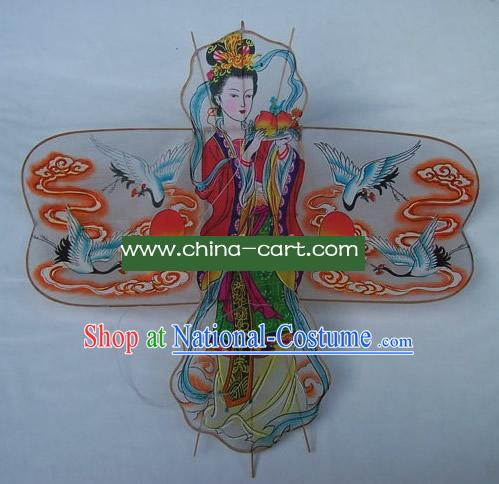 Chinese Classical Hand Made Kite - Fairy and Cranes