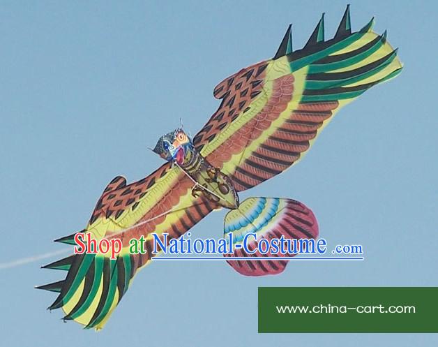 Chinese Traditional Weifang Hand Painted and Made Kite - Eage Owl