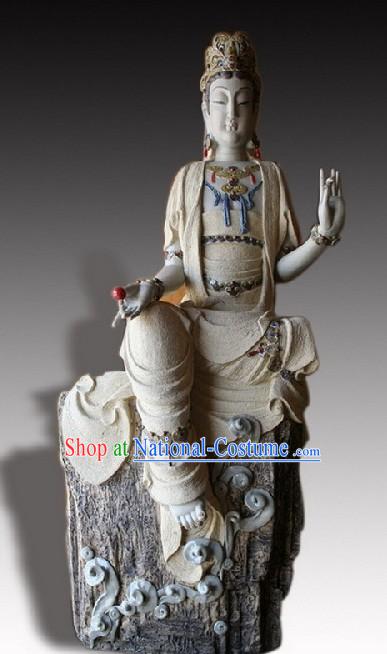 Chinese Classic Shiwan Ceramics Statue Arts Collection - Blessing