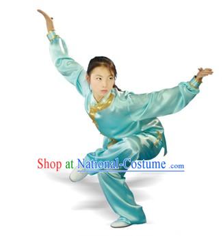 Chinese Traditional Wu Shu Kung Fu 100_ Silk Uniform